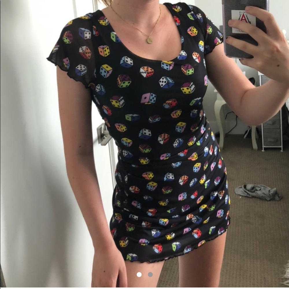 Dice dress